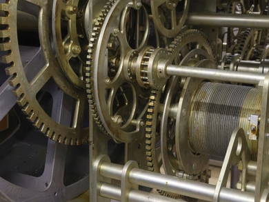 Räderwerk große Turmuhr Räderwerk große Turmuhr